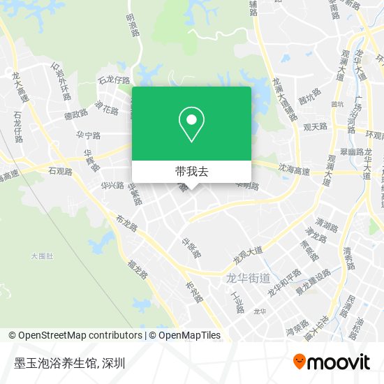 墨玉泡浴养生馆地图