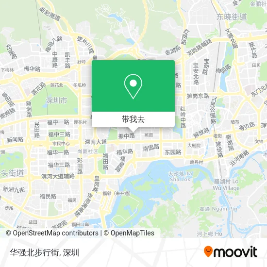 华强北步行街地图