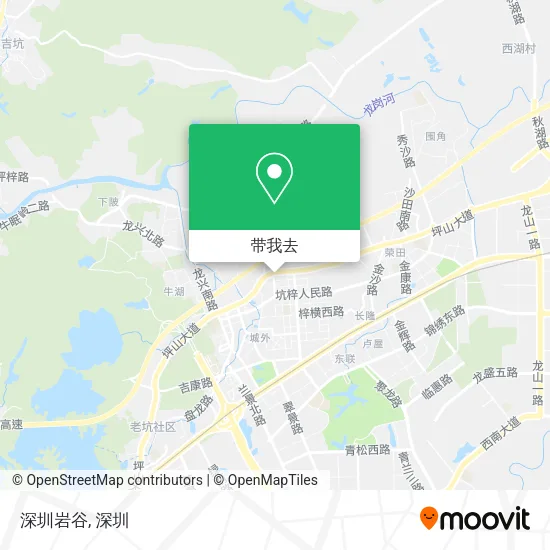 深圳岩谷地图
