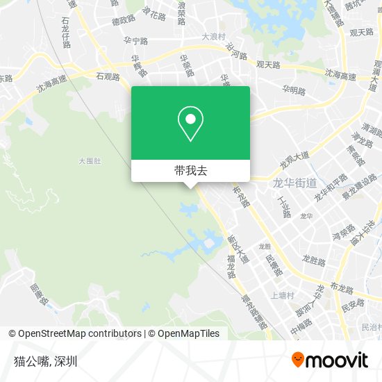 猫公嘴地图