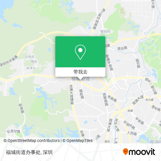 福城街道办事处地图
