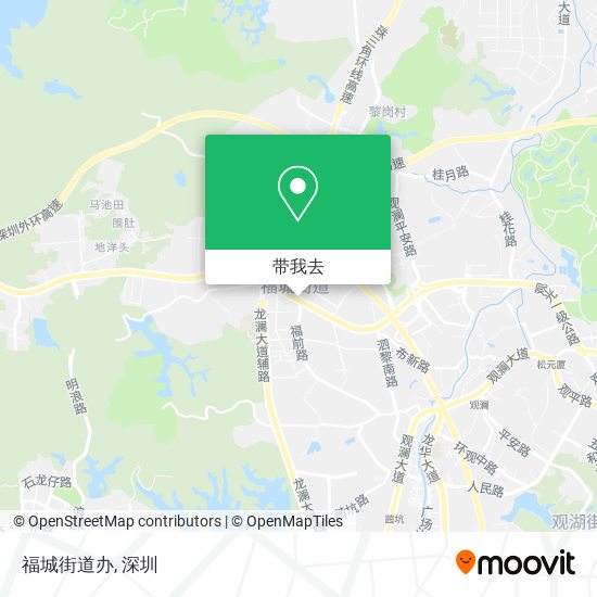 福城街道办地图