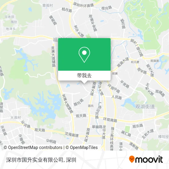 深圳市国升实业有限公司地图