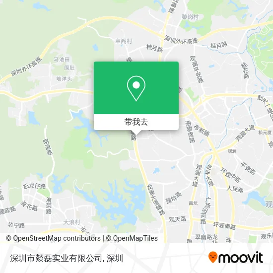 深圳市燚磊实业有限公司地图