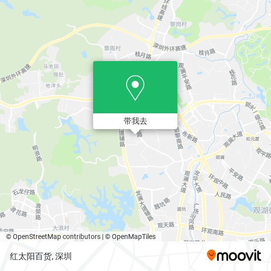 红太阳百货地图
