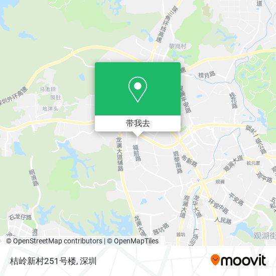 桔岭新村251号楼地图