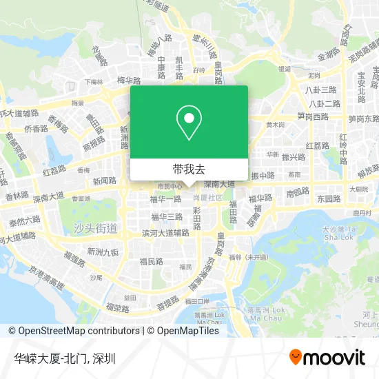 华嵘大厦-北门地图