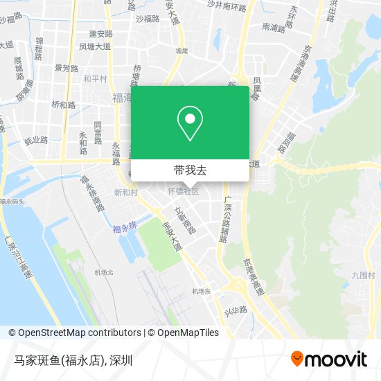 马家斑鱼(福永店)地图