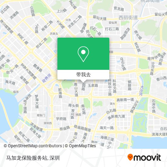 马加龙保险服务站地图