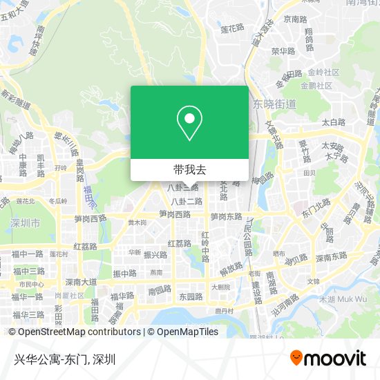兴华公寓-东门地图