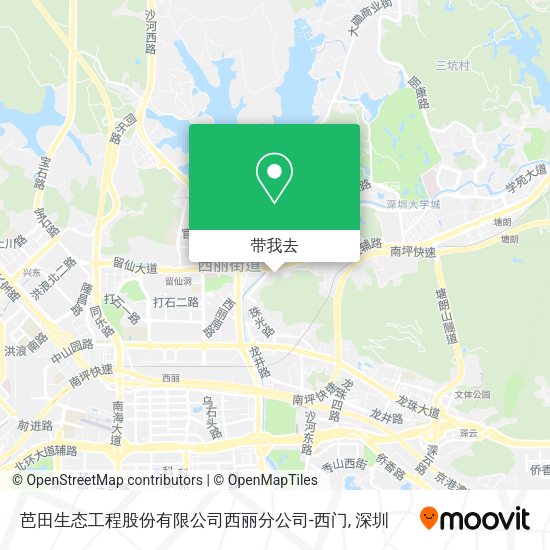 芭田生态工程股份有限公司西丽分公司-西门地图