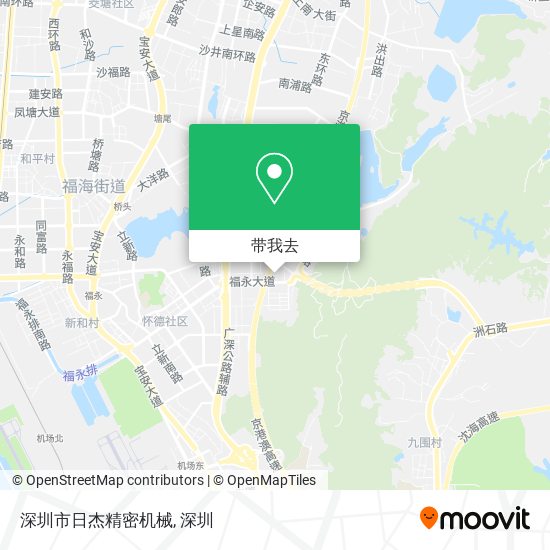 深圳市日杰精密机械地图