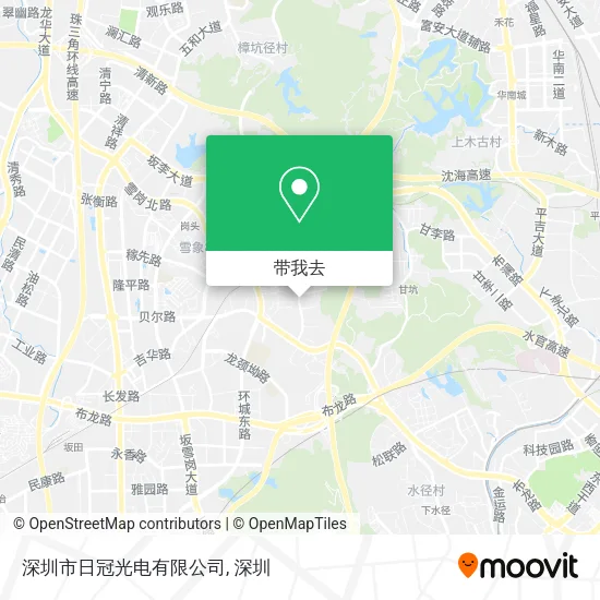 深圳市日冠光电有限公司地图