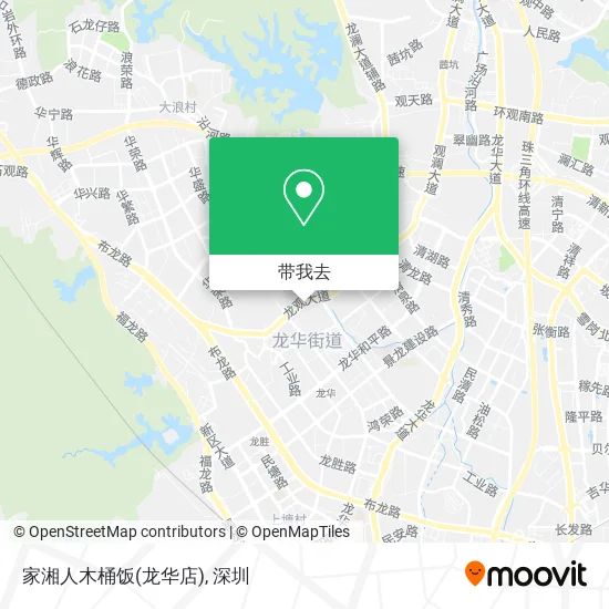 家湘人木桶饭(龙华店)地图