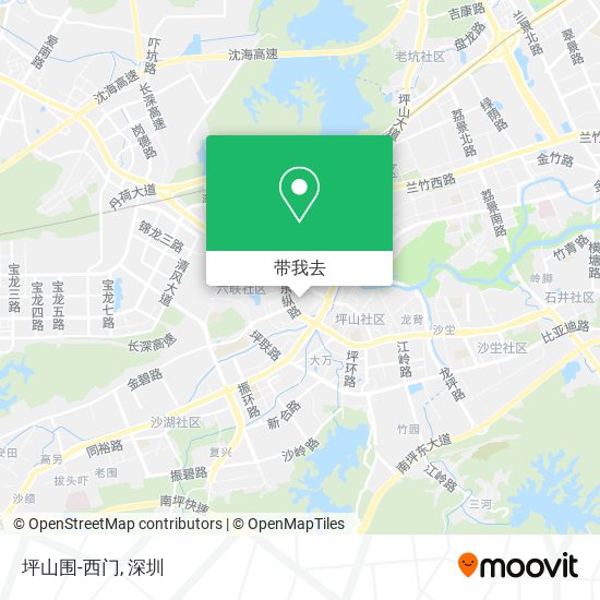 坪山围-西门地图