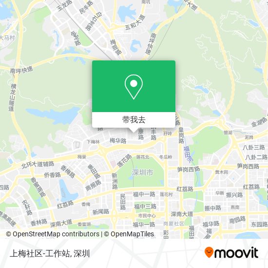 上梅社区-工作站地图