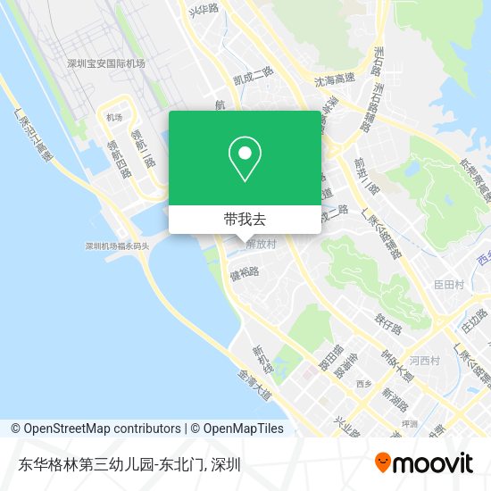 东华格林第三幼儿园-东北门地图