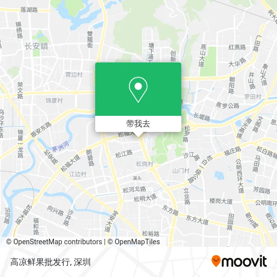 高凉鲜果批发行地图