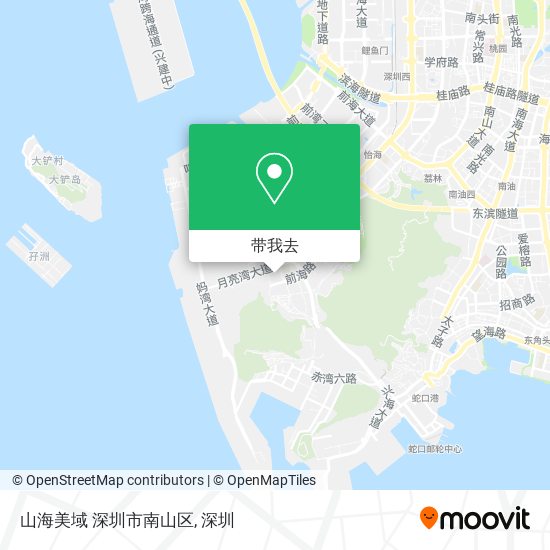 山海美域 深圳市南山区地图