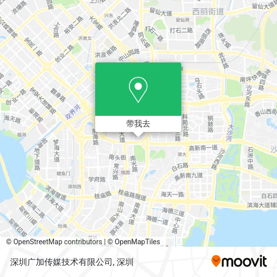 深圳广加传媒技术有限公司地图