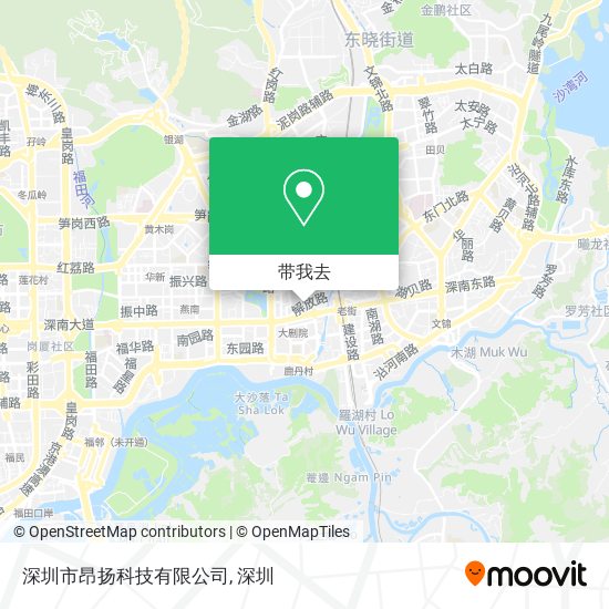 深圳市昂扬科技有限公司地图