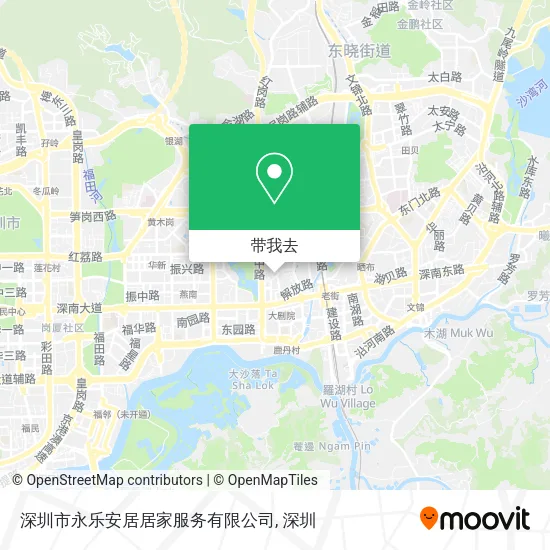 深圳市永乐安居居家服务有限公司地图