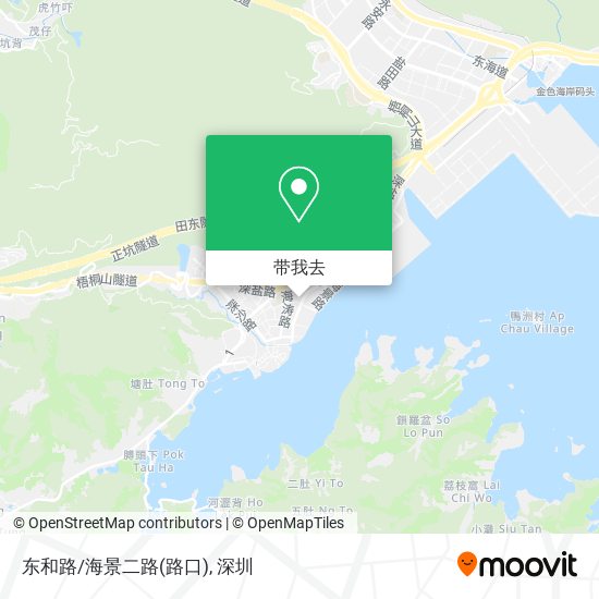 东和路/海景二路(路口)地图