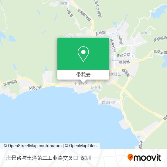 海景路与土洋第二工业路交叉口地图