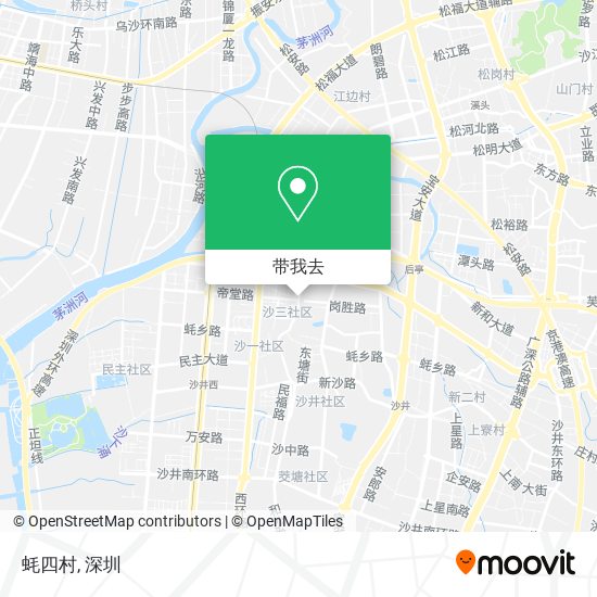蚝四村地图