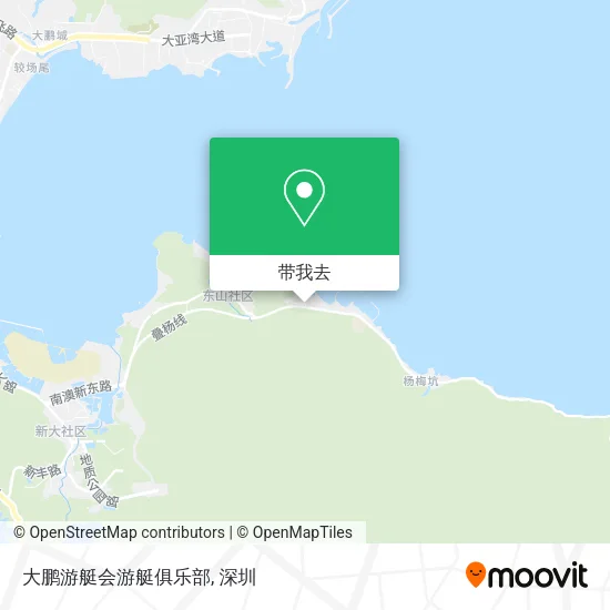 大鹏游艇会游艇俱乐部地图