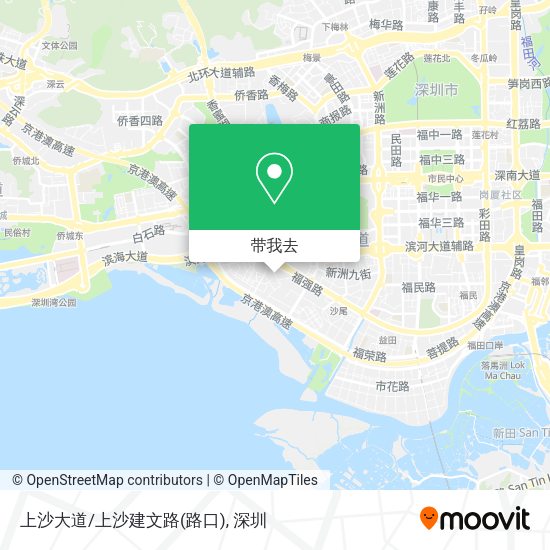 上沙大道/上沙建文路(路口)地图