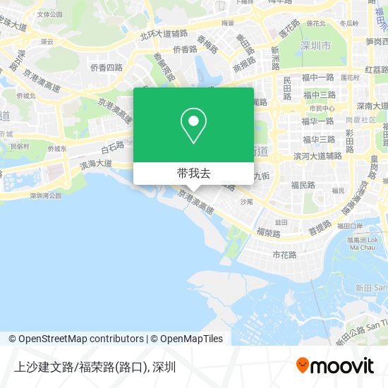 上沙建文路/福荣路(路口)地图