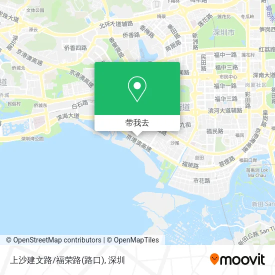 上沙建文路/福荣路(路口)地图