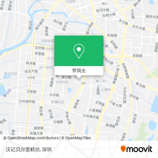 汉记贝尔蛋糕坊地图
