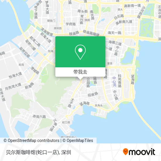 贝尔斯咖啡馆(蛇口一店)地图