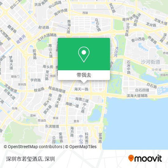 深圳市若玺酒店地图