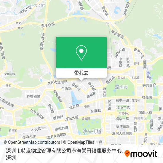 深圳市特发物业管理有限公司东海景田银座服务中心地图