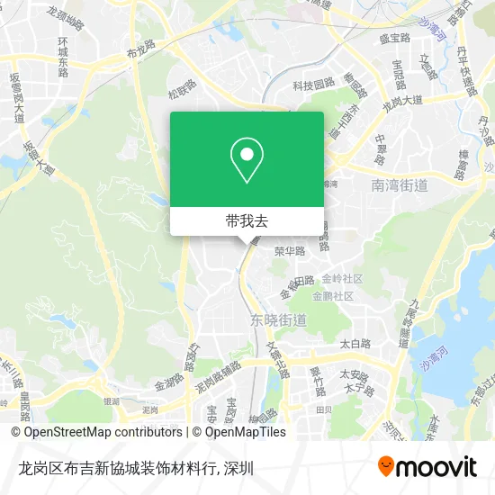 龙岗区布吉新協城装饰材料行地图