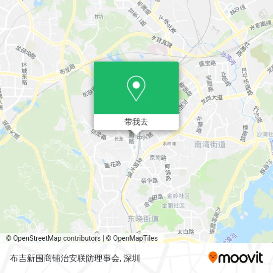 布吉新围商铺治安联防理事会地图