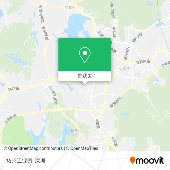 拓邦工业园地图