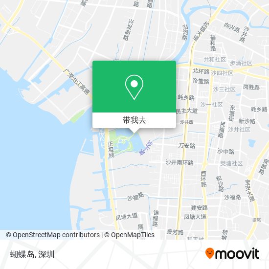 蝴蝶岛地图