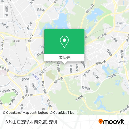 六约山庄(深坑村四分店)地图