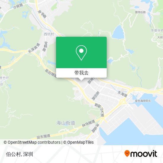 伯公村地图