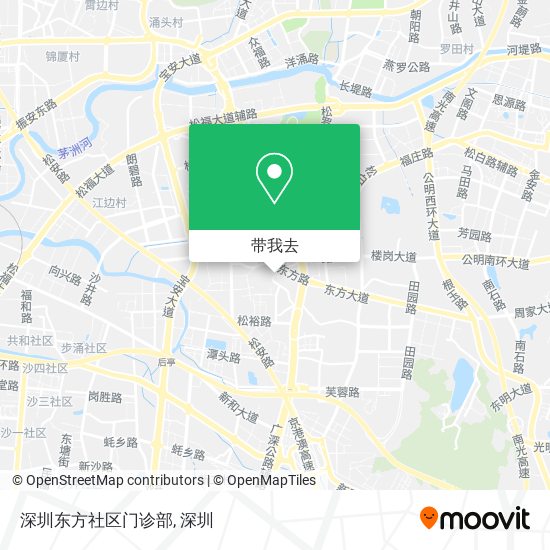 深圳东方社区门诊部地图