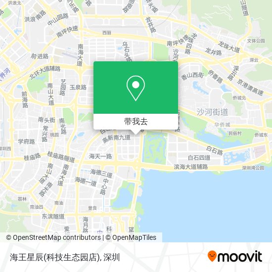 海王星辰(科技生态园店)地图