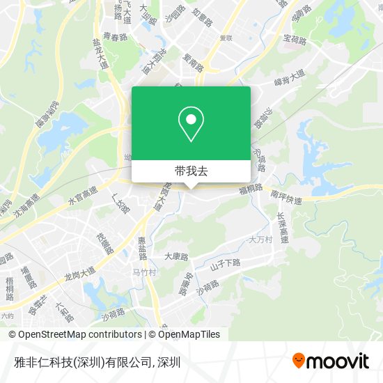 雅非仁科技(深圳)有限公司地图