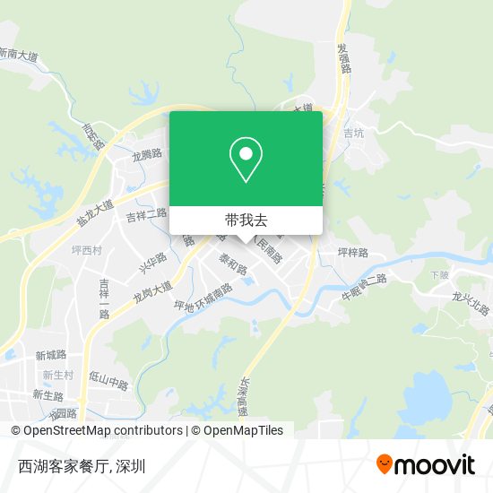 西湖客家餐厅地图