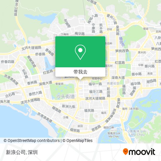 新浪公司地图