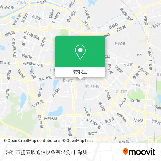 深圳市捷泰欣通信设备有限公司地图