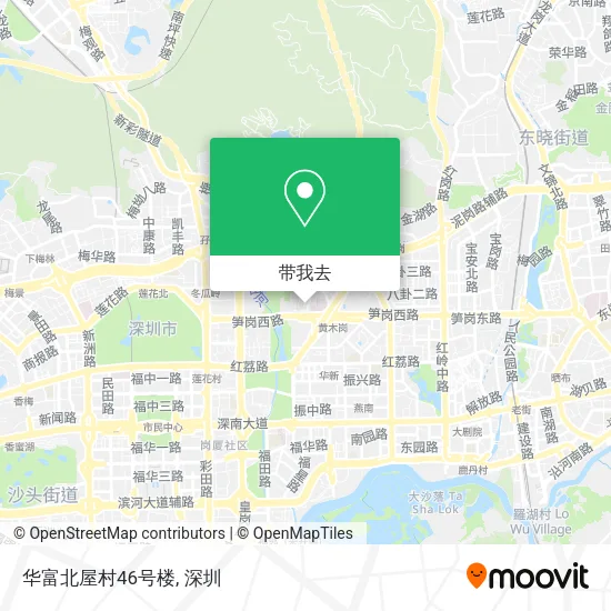华富北屋村46号楼地图